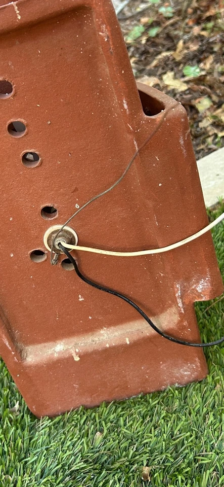 Aplique de pared de terracota de 2 niveles estilo Martha and Beaumont Mood - crema Foto 2 de 4