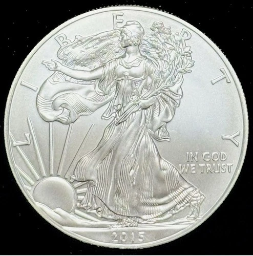 2015  American Silver Eagle ASE GEM UNC w/AIRTITE Holder ~ BELOW SPOT PRICE