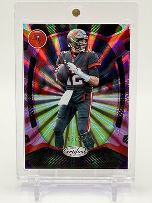 2021 Certified FOTL Tom Brady Mirror Purple /10 SSP   Bucs Super Bowl MVP