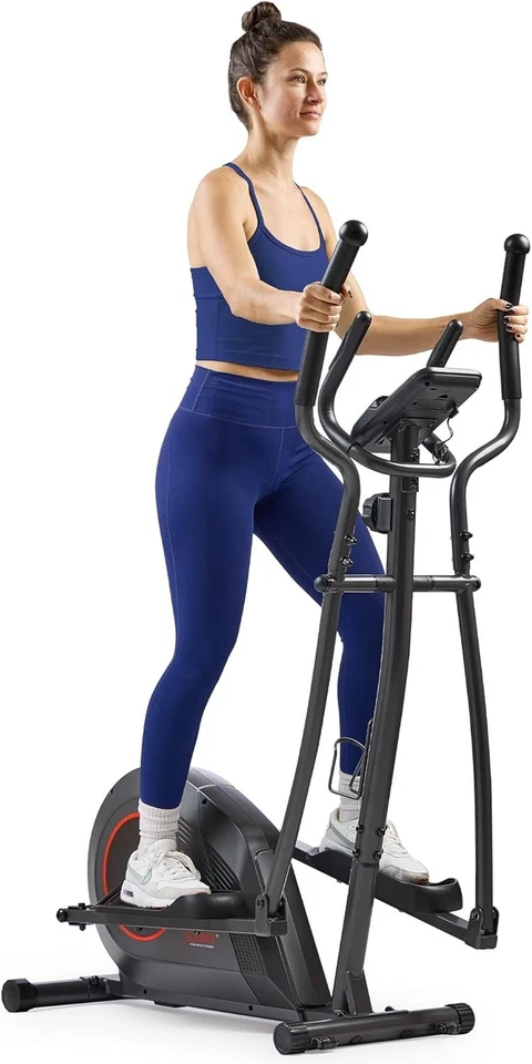 Elliptical Trainer Magnetic Resistance Home Gym Low-Impact Cardio Indoor - Image 3 of 4
