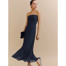 NWT Reformation Arta Dress Size 2 Navy