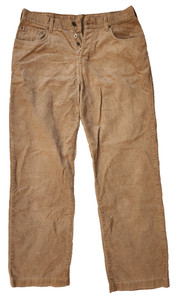 Vintage Abercrombie Fitch Corduroy Pants Men 34 Baggy Brown Beige 90s Y2K Cords