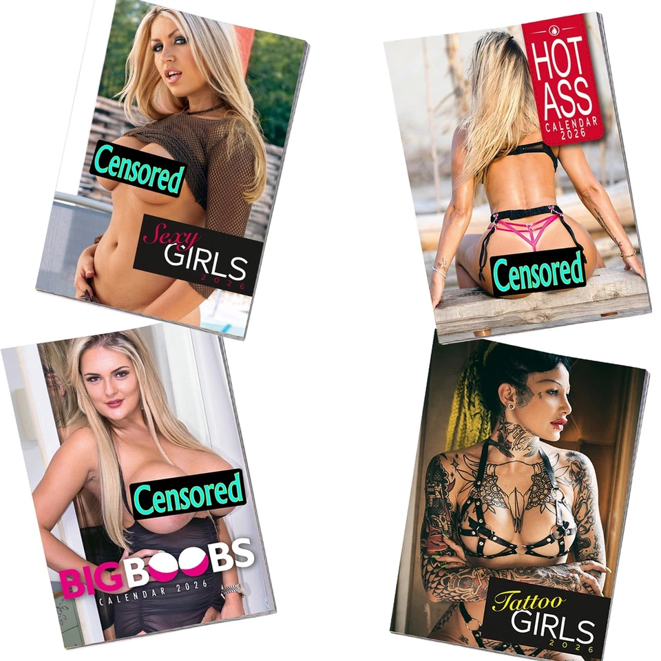 ORION Erotik Kalender Set 4-er Pin Up Wandkalender DIN A 3 - 297 x 420 mm Nr165