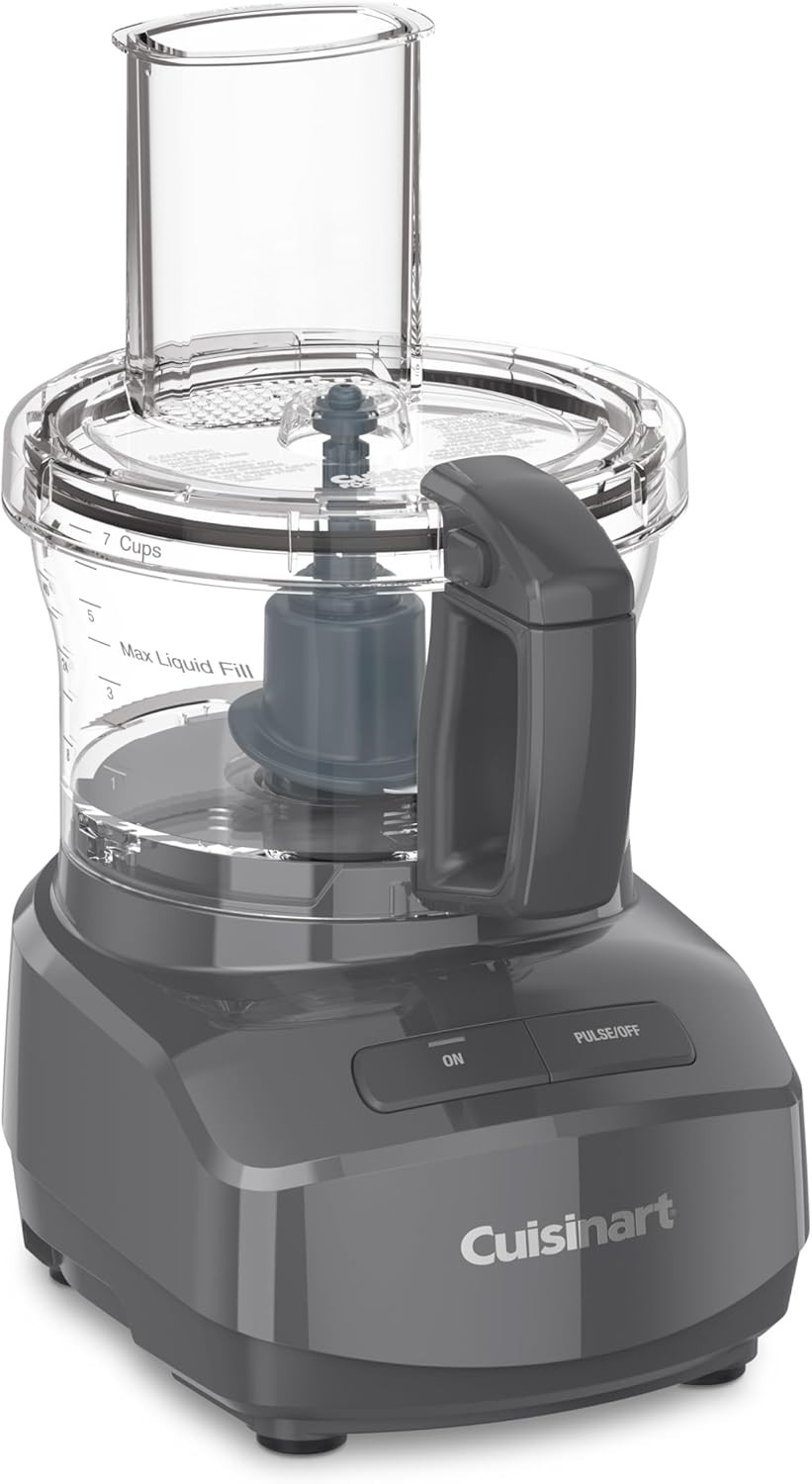 Cuisinart 7-Cup Food Processor, Anchor Gray, FP-7AG