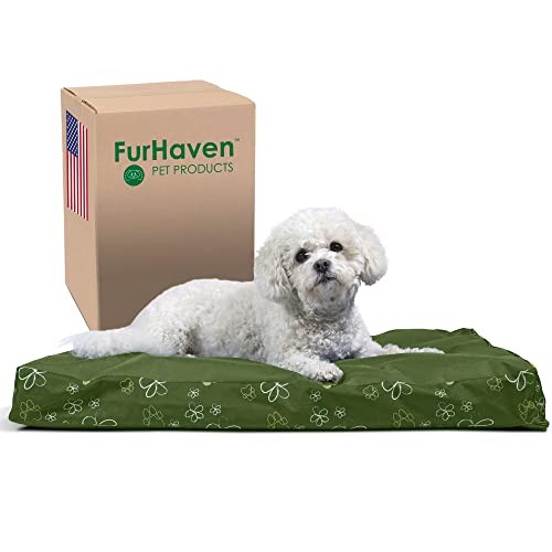 Water-Resistant Orthopedic Dog Bed for Small to Medium Dogs with Removable Cover