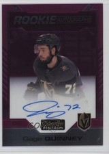 2020-21 O-Pee-Chee Platinum Rookie Matte Pink /99 Gage Quinney #R-GQ Auto 18bz