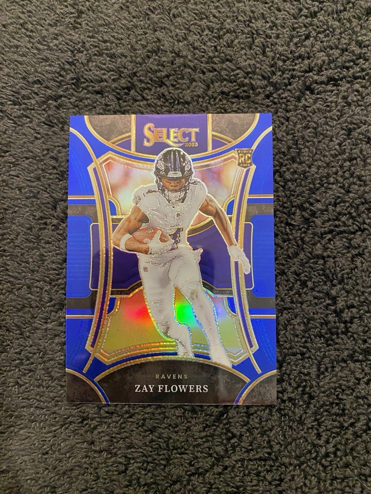 2023 Panini Select Zay Flowers RC Suite Lvl Blue Prizm 35/99 #408