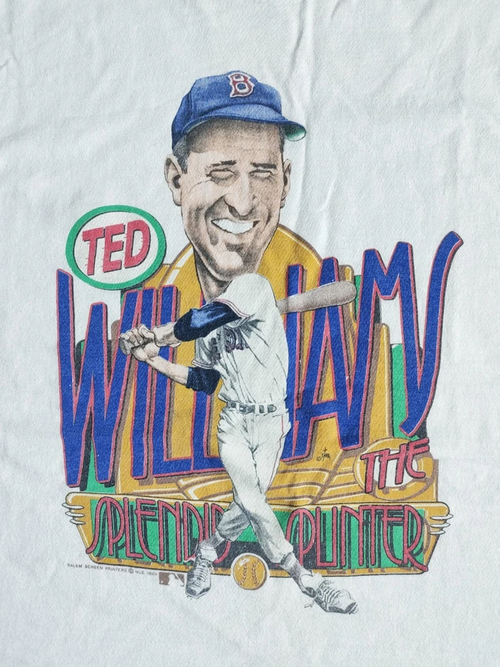 Camiseta De Colección Ted Williams "The Splendid Splinter" 1989 MLB Béisbol Talla XL Foto 4 de 4
