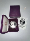 1987-S Proof American Silver Eagle 1oz .999 Fine Silver w/ Box & Papers