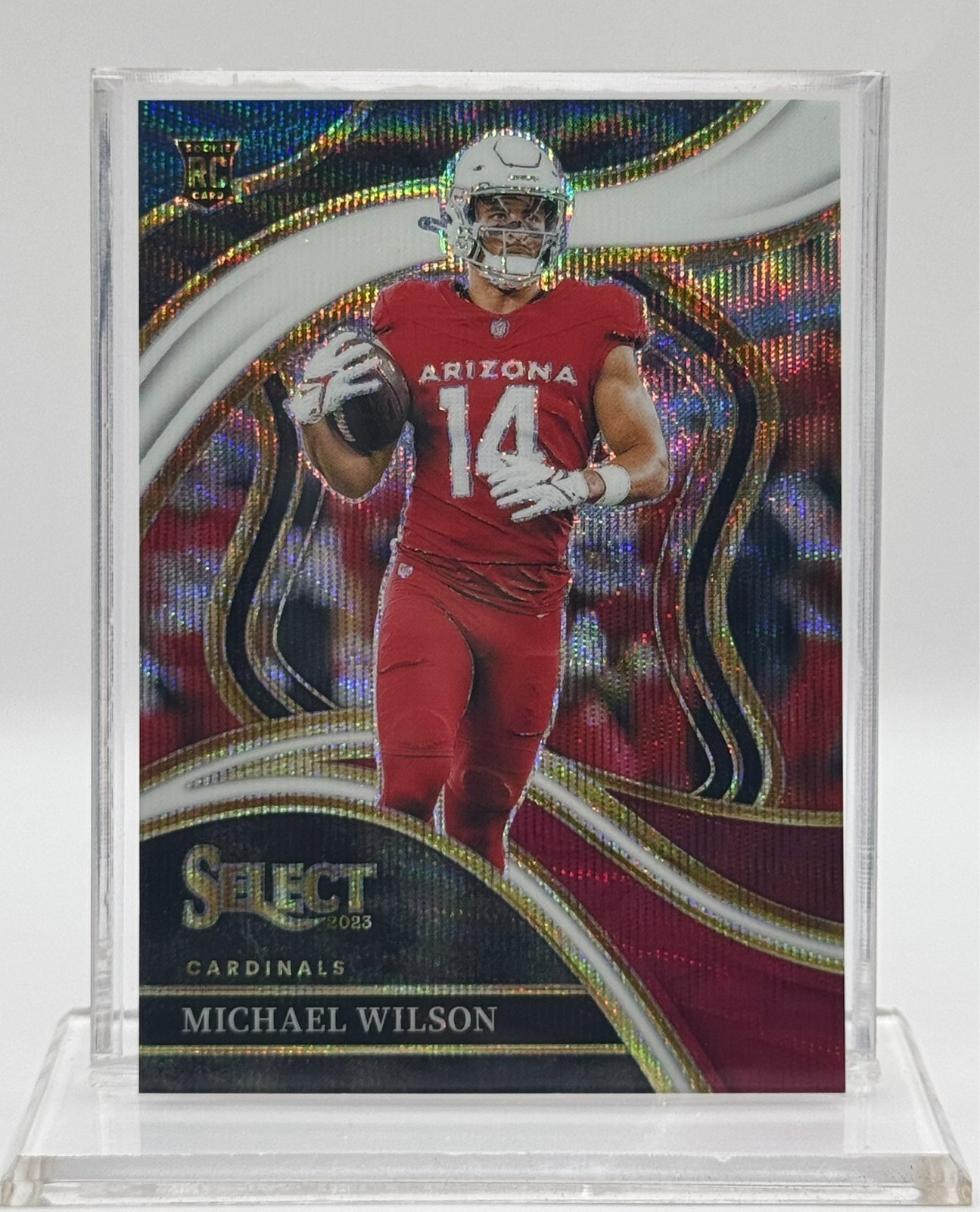 2023 Panini Select - Club Level Michael Wilson Tri-Color Prizm /149 #234 (RC)