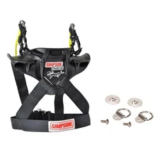 Simpson Hybrid Sport Head and Neck Restraint, Med w/Install Kit