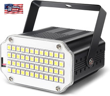 Led Strobe Light,48Pcs White Led Flashing Light,Flashbulb,Stroboflash,Stroboscop