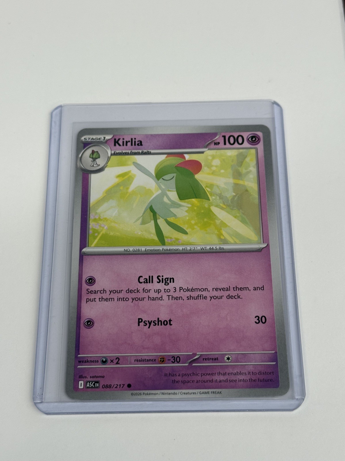 ▸ Kirlia | Ascended Heroes | Pokemon | 88/217 | NM 4