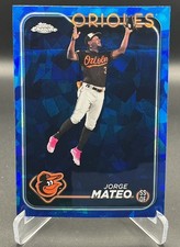 2024 Topps Chrome Sapphire - Jorge Mateo #42 - Baltimore Orioles