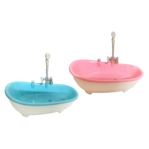 Baignoire d'oiseau Douche en plastique Étui de bain d'eau pour accessoires de cage d'oiseaux