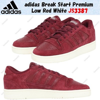 adidas Break Start Premium Low Rot Weiß JS3387 Herren Gr.