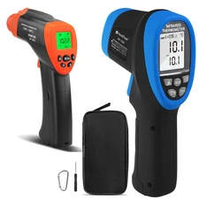 Laser Infrared Thermometer Gun °F & °C High Accuracy Digital Temp Gun Backlight