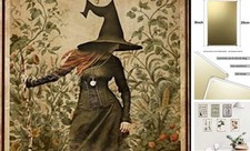 SaNavie Funny Metal Tin Sign Witch My Broom Broke So Now I Garden Tin Sign