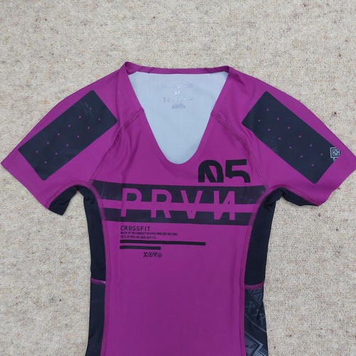 Reebok Crossfit Compression Top Damen 4-6 lila schwarz atmungsaktiv feuchtigkeitsableitend WOD - Bild 5 von 24