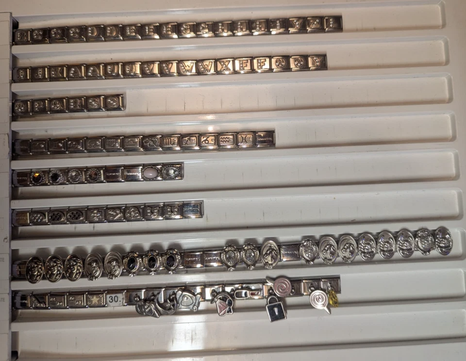 Original Nomination Composable Konvolut 1150+ Einzelteile Gold Silber Edelstahl - Bild 2 von 4