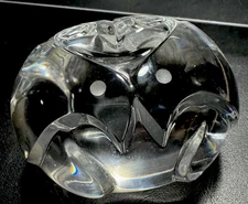 Steuben Glass Crystal #8397 Love Object Dove Hand Cooler Paperweight Figurine