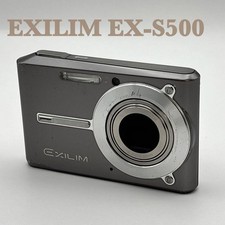 CASIO EXILIM EX-S500 Silver Compact Digital Camera Tested Condition