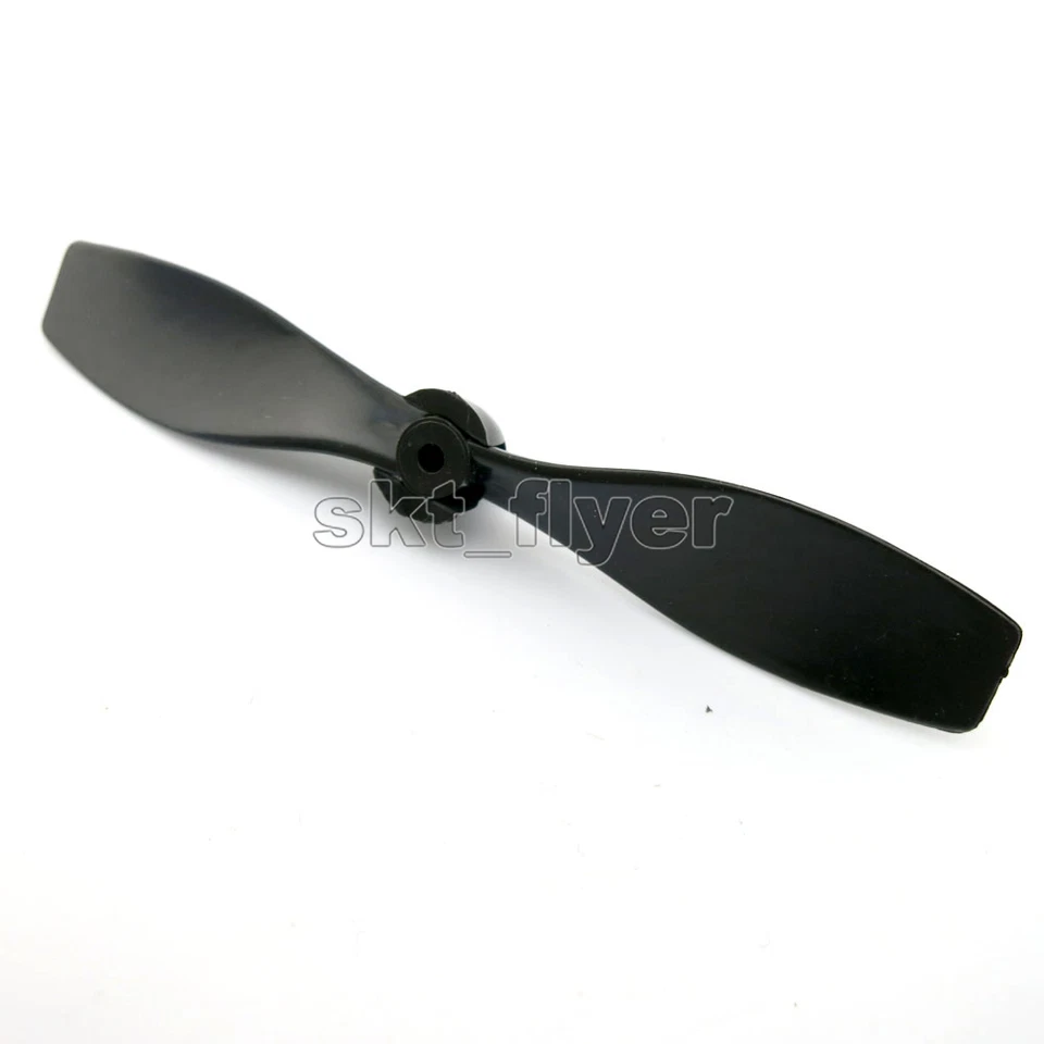 6pcs 75*1mm Black Aircraft Propeller Model Blade HM Helicopters Robotic - Image 3 of 3