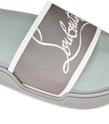 AUTH NEW MEN CHRISTIAN LOUBOUTIN POOL FUN FLAT REFLECTIVE SANDALS EU 46/US 13 — photo 2