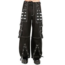 Gothic Handmade Cyber Pant Trouser Short Baggy Electro Punk Rock bondage Rave