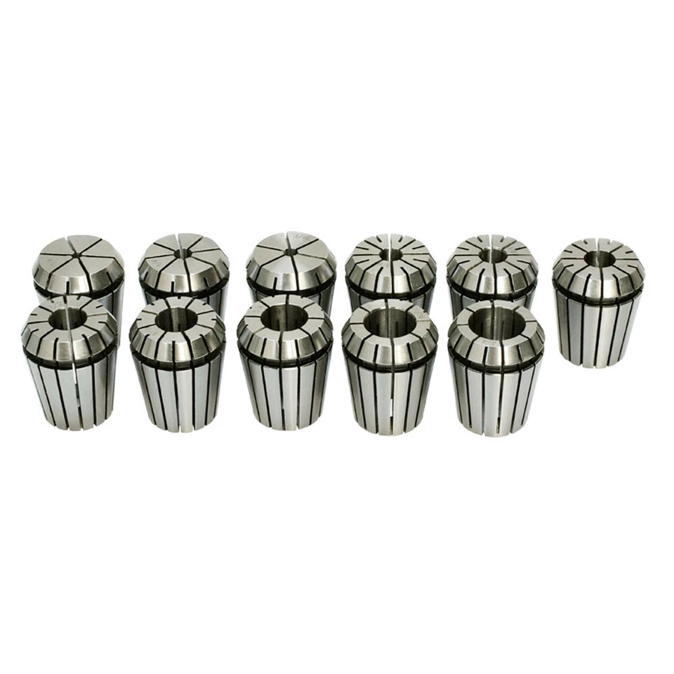 Juego de 10 pinzas para PC ER-32 3/16-3/4" pinzas de resorte R8 CAT BT CNC Runout Foto 2 de 4
