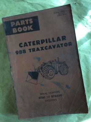 Cat Caterpillar Parts Book Manual Catalog 988 Wheel Loader 87a1 530 