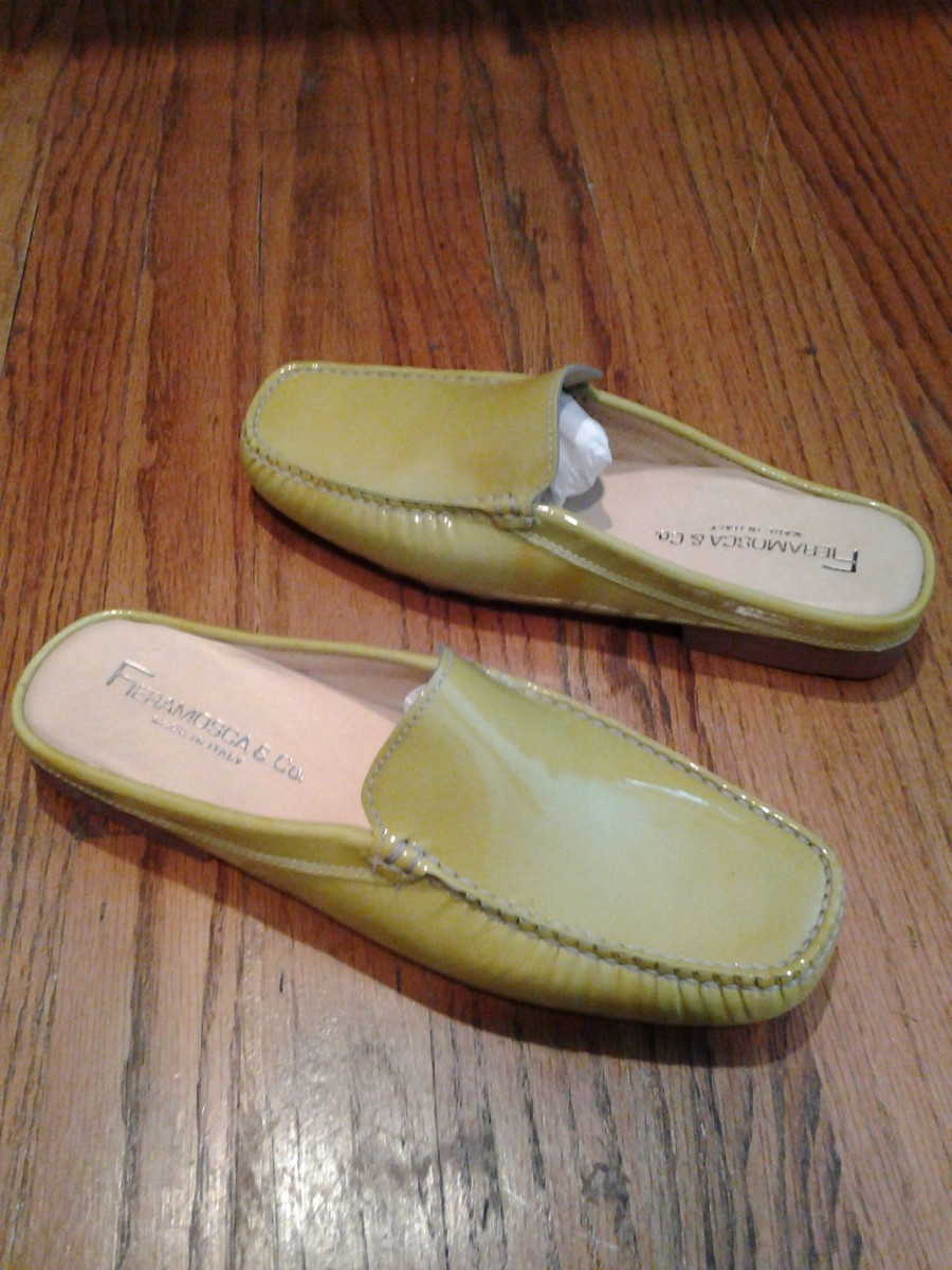 Fieramosca Italian Loafers NEW Fieramosca & Co ITALY black patent leather Flat Loafer  main image 3