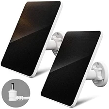 4W/5V Solar Panel For Outdoor Ring Spotlight Camera Security Cam Battery Charger