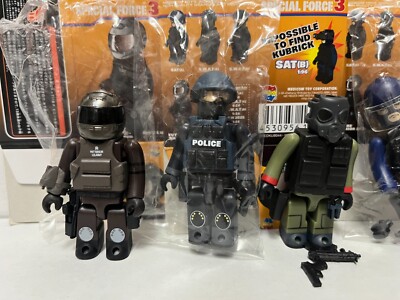 MEDICOM Special Force Series 3 Kubrick MSFS swat+SAT+future