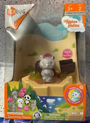  HEXBUG Lil' Nature Babies - ZANE the Black Rhino - Interactive Playset