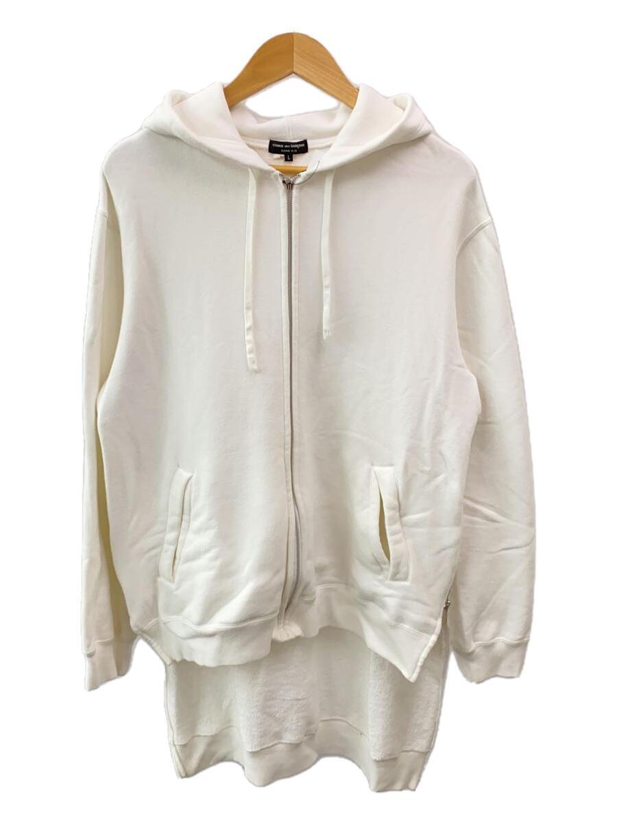 カ*ス様 2007AW COMME des GARCONS zip up hoo COMME des GARCONS ZIP Hoodie white L Used | eBay