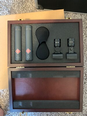Neumann KM184 (Nickel) Mic Microphone Matched Stereo Pair SKM184 KM184NI