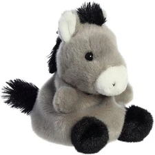 Aurora World Plush - Palm Pals - ELI DONKEY (5 inch) Stuffed Animal Toy