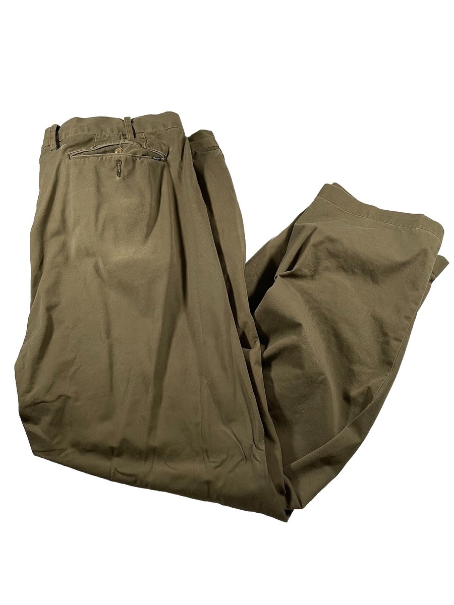 Polo Ralph Lauren Olive Green Chino Pants 40x26 Stretch Classic