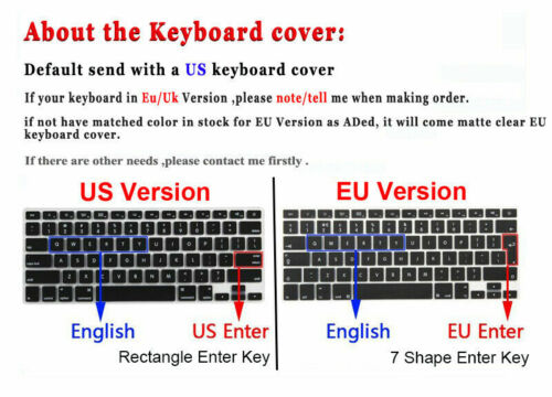 2in1 Color Hard Case +Keyboard Cover For Macbook M4 Pro 14 16 Air 13 15 11 12 in - Picture 4 of 45
