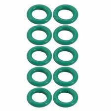 10pcs 10mm x 2mm Size Mechanical Rubber O Ring Oil Seal Gaskets Green