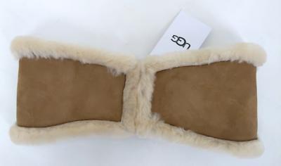 UGG Water Resistant Sheepskin Reversible Headband, Chestnut L/XL NWT Womens UGG Water Resistant Sheepskin Reversible Headband  main image 2