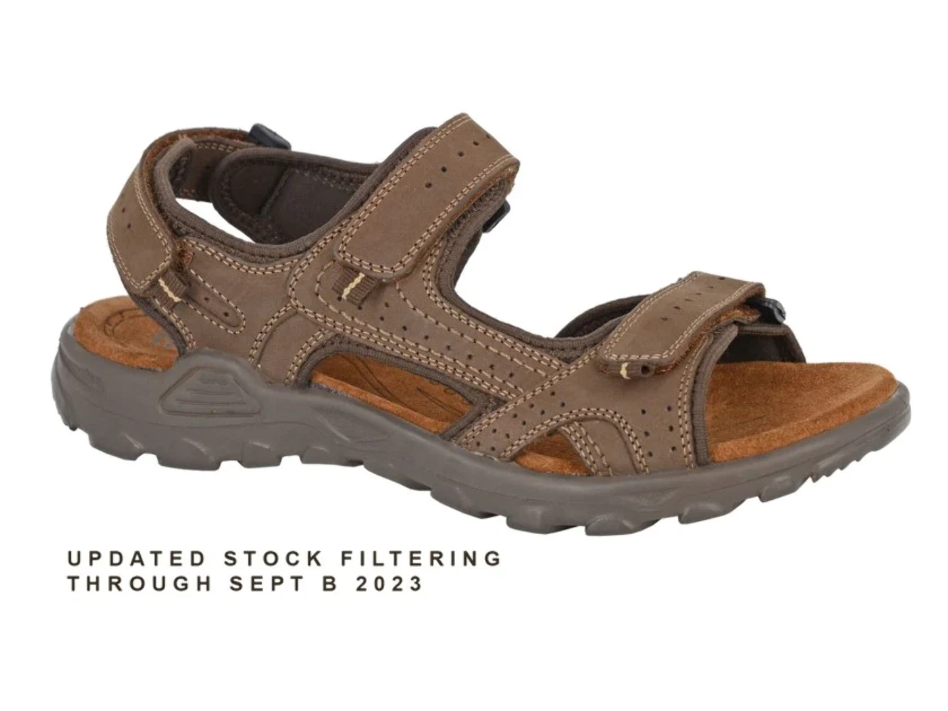 Roamers M422B Triple Touch Fastening Sports Sandal
