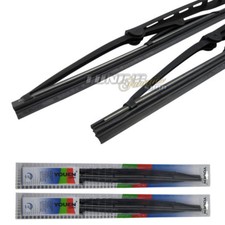 2x Premium CLASSIC Scheibenwischer Wischer Gummi Metallbügel SET in 500/400mm