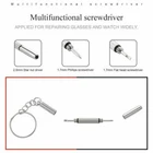 3 IN 1 MICRO PRECISION REPAIR GLASSES SCREWDRIVER KEYRING WATCH SPECTACALS SUN - Picture 2 of 5