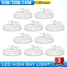 1-20Pack LED UFO High Bay Light 150W 200W 240...