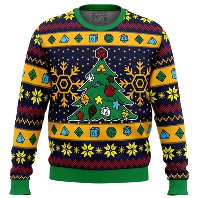 Ugly RPG Christmas Sweater   Festive Pullover for Gamers and Role-Playing Fans