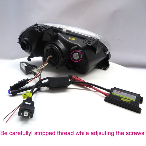 DEL SOL CRX 93-97 Roadser Guide LED Angle-Eye V2 Headlight Black for HONDA LHD - Picture 3 of 6