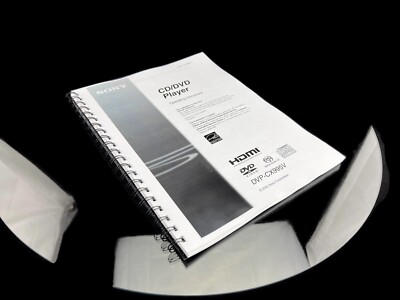 Sony DVP-CX995V CD DVD Player Owners Manual Instructions Coil Bound
