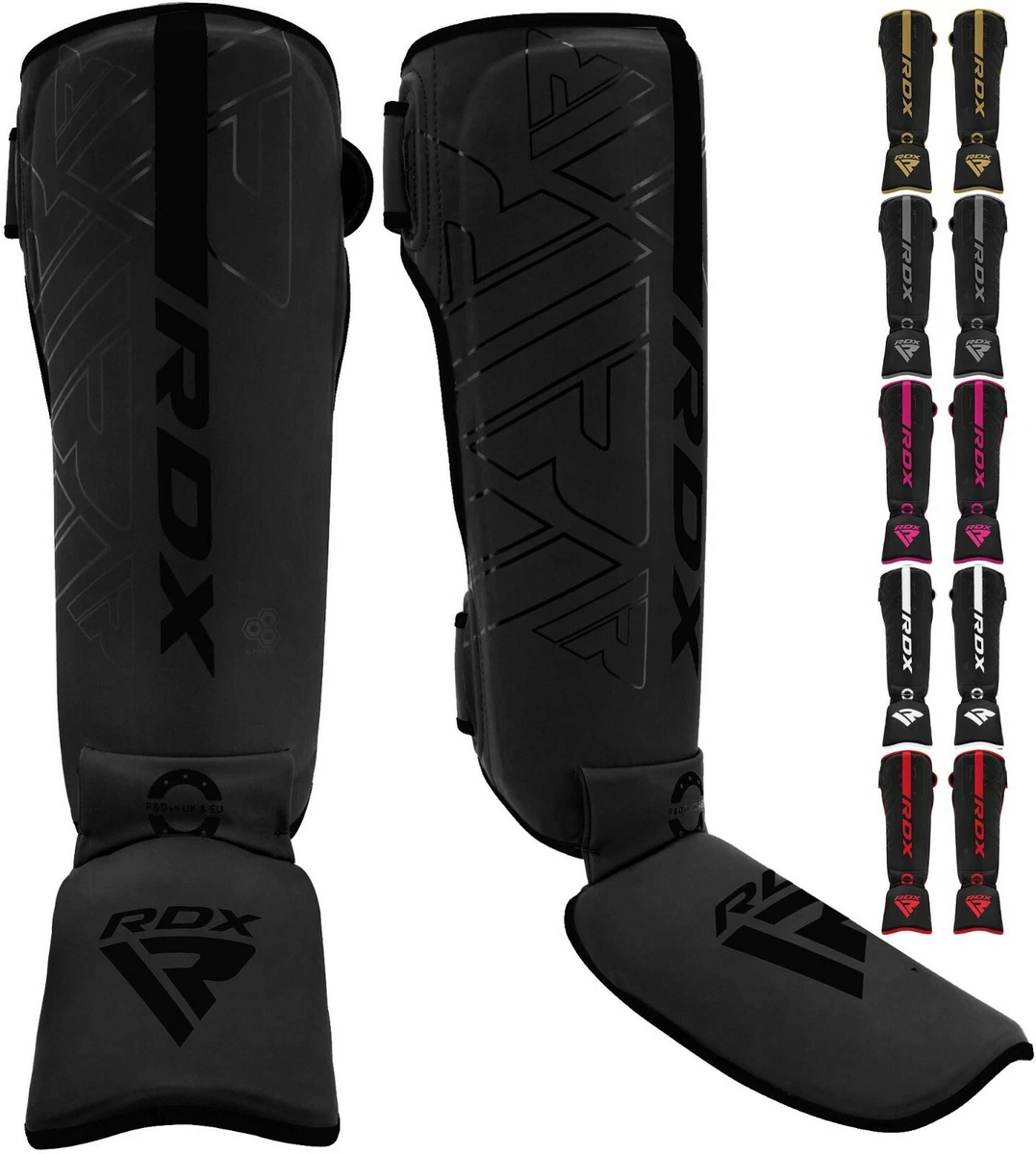 MMA Shin & Instep Guards - Muay Thai Kickboxing Leg Protectors For Adults & Youth 8 thumbnail image